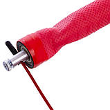 Скакалка для кросфіту з підшипником та сталевим тросом Zelart FI-5347 3 м, фото 3