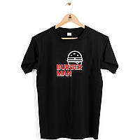 Футболка черная с принтом Арбуз Burger Man. Бургер Мэн S FG, код: 8189196