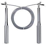 Скакалка швидкісна для кросфіту з підшипником та сталевим тросом CIMA CM-J601, фото 4