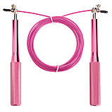 Скакалка швидкісна для кросфіту з підшипником та сталевим тросом CIMA CM-J601, фото 2