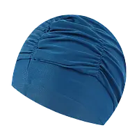 Шапочка для довгого волосся Lycra (синя)