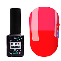 Термо гель-лак Kira Nails №T11 (красный, при нагревании ярко-розовый), 6 мл