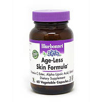Комплекс для кожи, волос, ногтей Bluebonnet Nutrition Age-Less Skin Formula 60 Veg Caps TV, код: 7517473