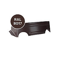 Снігозатримувач (снігоріз) підковка, глянцевий RAL 8017 коричневий