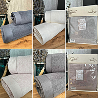 Набор махровых полотенец Sikel Cotton Penye 50х90, 70х140 см (2 шт), 100% хлопок, Турция