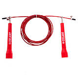 Скакалка швидкісна Кроссфіт із шарнірним підшипником сталева Zelart FI-5101, фото 3