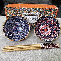 Набір піал, піали для їжі або чаю 350 мл FD-Р017