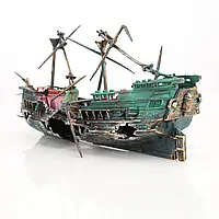 Потонувший старовинний піратський корабель під воду, прикраса для акваріума, точність у деталях