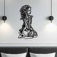 Настенный декор для дома, картина лофт "Синергия с природой", декоративное панно 30x18 см