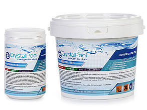 Таблетки для басейну 4 в 1 Crystal Pool MultiTab 5 кг/великі таблетки по 200 г