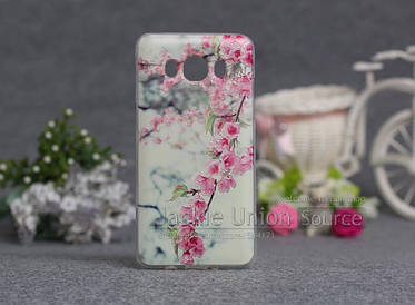 Чохол для Samsung Galaxy J510/J5 - 2016 з картинкою цвітіння Сакури