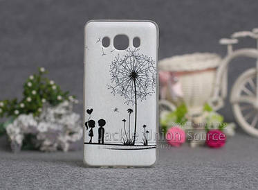 Чохол для Samsung Galaxy J510/J5 - 2016 з картинкою пари під кульбабою