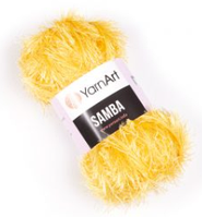 Нитки пряжа для в'язання "травка" SAMBA YarnArt Самба Ярнарт № 47 - жовтий