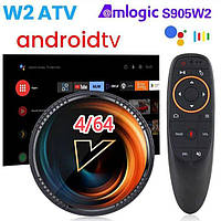 Смарт ТВ приставка smart tv box Vontar W2 ATV 4/64Гб