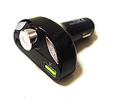 Трансмітер автомобільний FM H28BT з Bluetooth, чорний, фото 2