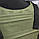 Розвантажувальний жилет, плитоноска хакі, чохол для плит із розвантаженням для військового ВСУ текстильний, фото 6