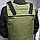 Тактичний формений одяг, плитоноска хакі, чохол для плит із розвантаженням для військового ВСУ, фото 6