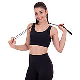 Скакалка швидкісна Кросфіт із підшипником і сталевим тросом Zelart FI-2564 3 м, фото 5