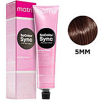 MATRIX Socolor Sync Pre-Bonded 5MM Лужний тонер без аміаку, світлий шатен мокка мокка, 90 мл