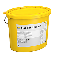 Краска фасадная гидрофобная c эффектом самоочищения Stocolor Lotusan упаковка 15 л