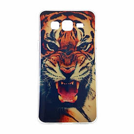 Чохол для Samsung Galaxy J510/J5 - 2016 з картинкою Оскал Тигра