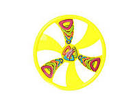 Летающая тарелка детская игрушка d-30,5см желтая MR 0103 ТМ КИТАЙ BP