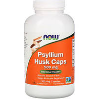 Клетчатка NOW Foods Psyllium Husk Cap 500 mg 500 Veg Caps NOW-05972 MP, код: 7786078