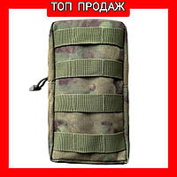 Утилитарная армейская вертикальная сумка тактическая поясная на пояс под бк код 6093