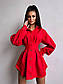 Плаття-сорочка базове з рукавами ліхтариками й асиметричним низом у кольорах (р. 42-44) 66PL5629Е, фото 3