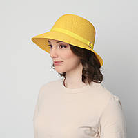 Шляпа женская LuckyLOOK со средними полями 818-010 One size Желтый CP, код: 7440086