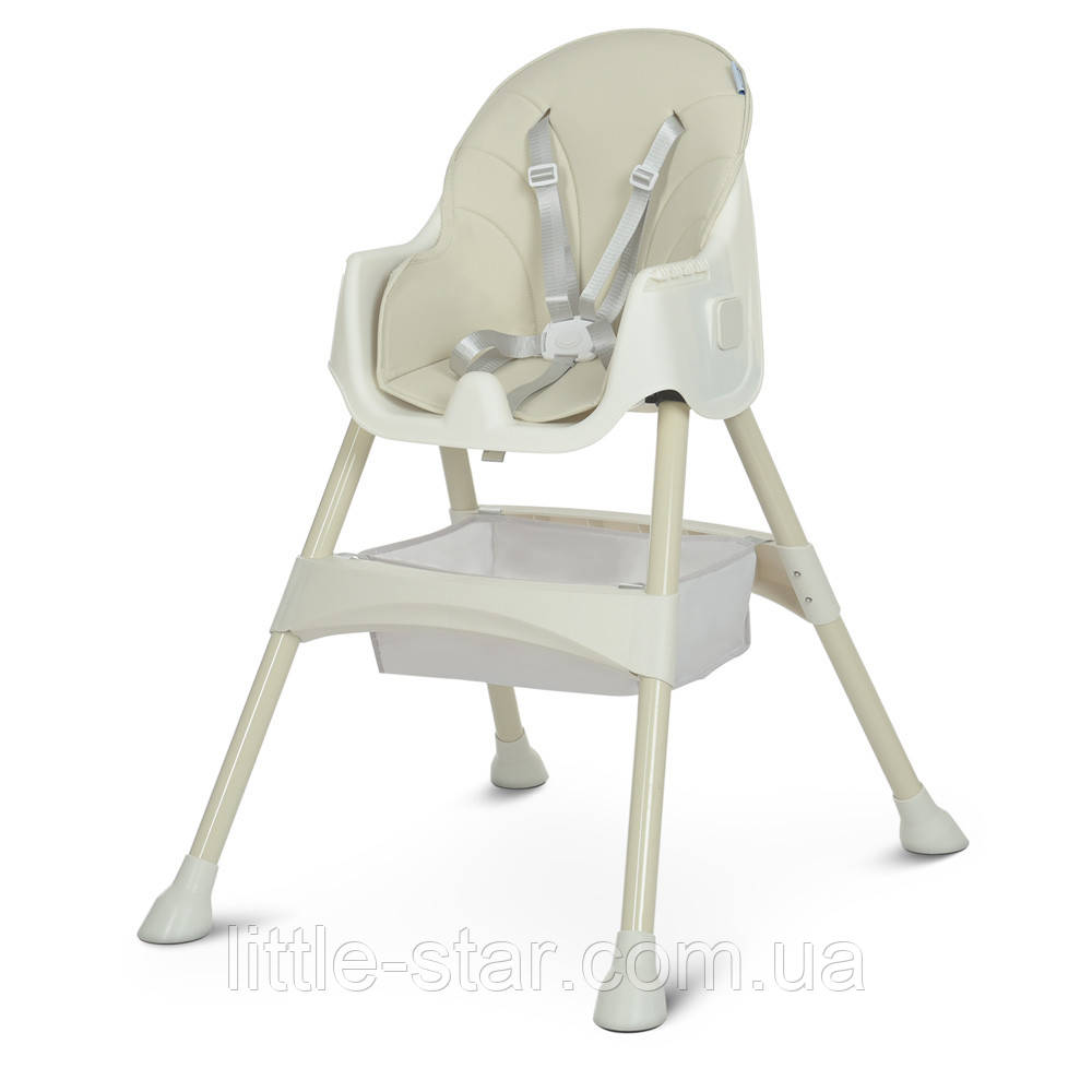 Дитячий стільчик для годування M 4136, сірий, фото 1