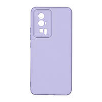 Чехол с рамкой камеры Silicone Cover A Poco F5 Pro Lilac