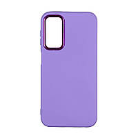 Чехол Silicone Cover Metal frame AA Samsung Galaxy A24 4G Elegant purple