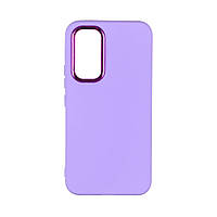 Чехол Silicone Cover Metal frame AA Samsung Galaxy A54 5G Elegant purple