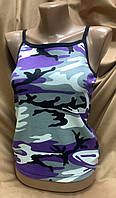 Майка топ жіноча Rothco Tank Top фіолетовий камуфляж Ultra Violet Camo
