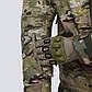 Комплект військової форми. Зимова куртка мембрана + штани з наколінниками UATAC Multicam XS, фото 7