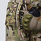 Комплект військової форми. Зимова куртка мембрана + штани з наколінниками UATAC Multicam XS, фото 8