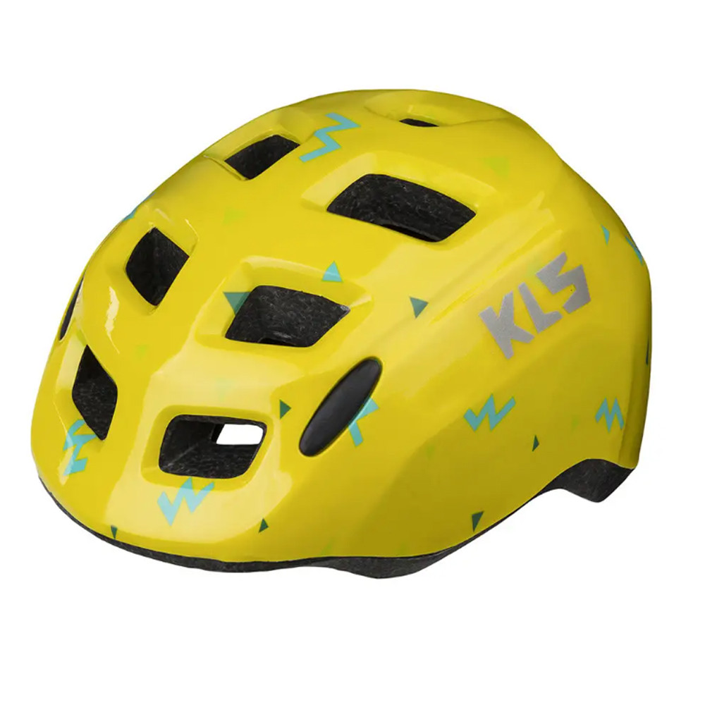 Велосипедний шолом дитячий KLS Zigzag XS 45-50 см Жовтий