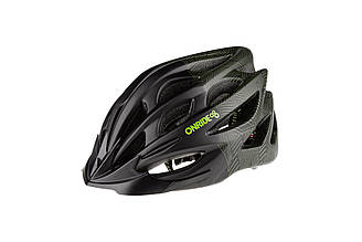 Велосипедний шолом OnRide Mount M 55-58 см Чорно-зелений