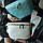 Жіноча шкіряна бананка, сумка з натуральної шкіри, стильна і вишукана жіноча сумочка бірюза, фото 7