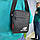 Барстека New Balance, Чоловіча сумка через плече Текстильна барсетка на три відділення, Брендаова сумка, фото 3