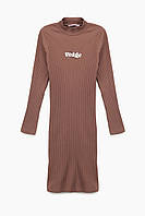 Платье для девочки Viollen 4846 176 см Коричневый (2000989443384) PS, код: 8113558