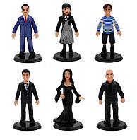 Набор фигурок Banpresto The Addams Family Wednesday Addams 9-10 см 6 шт Разноцветный TV, код: 8081680