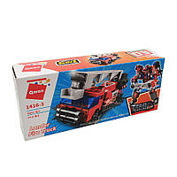 Детский конструктор Qman 1416 транспорт Lander Fire Truck TV, код: 7624503