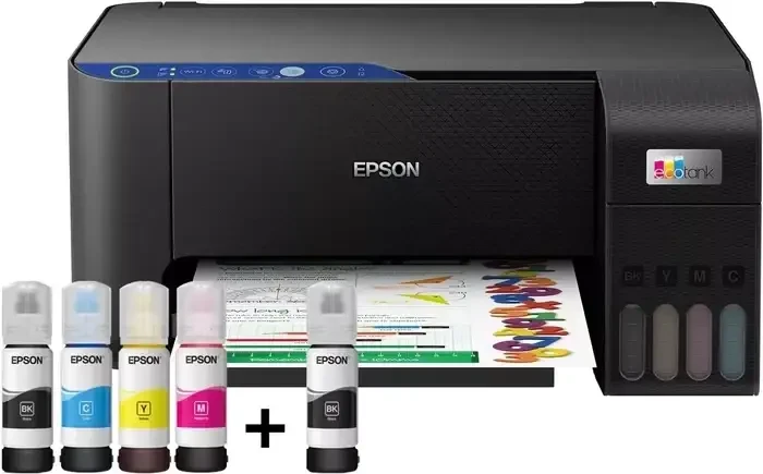 Кольоровий принтер Epson L3251 Мфу Сканери з wi fi (Струйні принтери) AMG