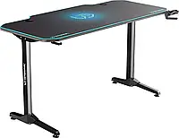 Игровой стол для геймера Ultradesk Frag Игровой компьютерный стол с подстаканником (Игровой стол) AMG