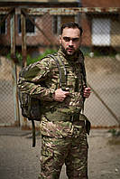 Тактический мужской рюкзак MLRS зеленый камуфляж для зсу, прочный штурмовой армейский рюкзак