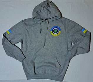 Сірі кофти з принтом 