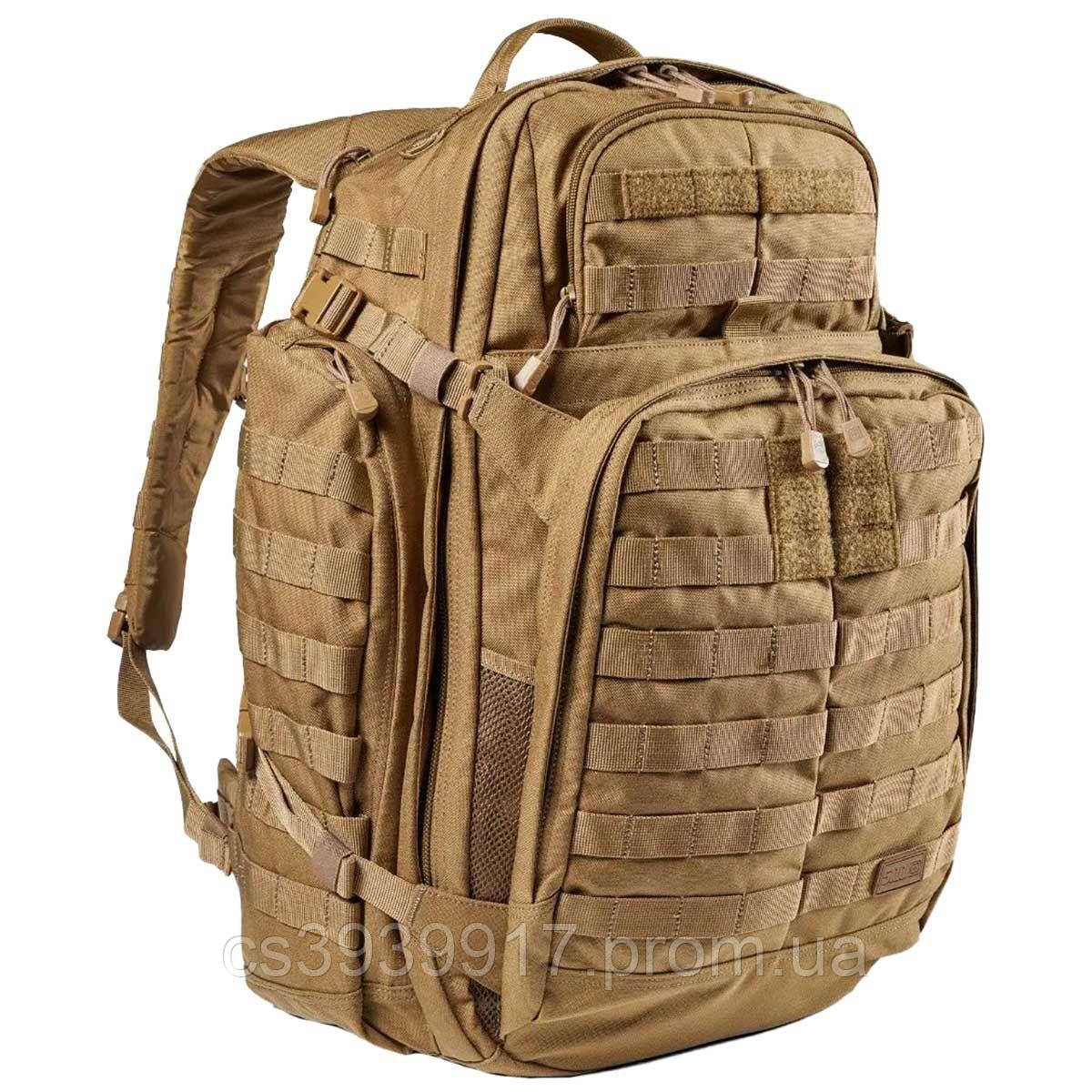 Оригінальний тактичний рюкзак 5.11 RUSH72 2.0 Backpack 55л-Kangaroo, Армійський місткий рюкзак койот для військових