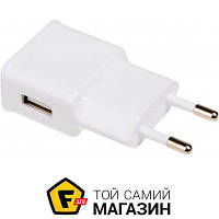 Зарядное устройство сетевое Piko TC-101 1A, white USB-порт 1 А